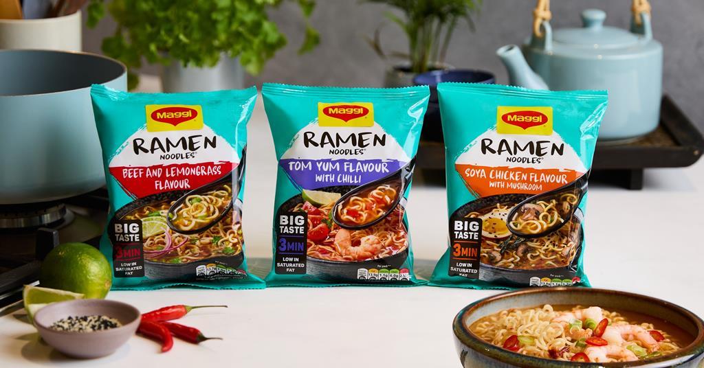 Maggi introduces ‘rich, soupy’ single-serve ramen trio