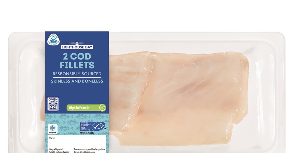 Lidl introduces fresh fish packaging made using ‘oceanbound plastic