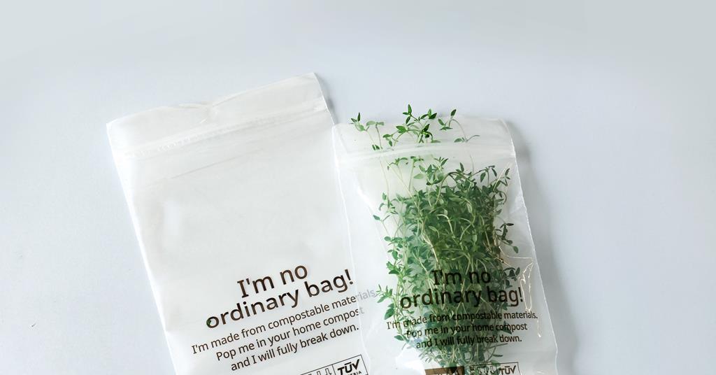 Abel & Cole debuts home compostable bags for herbs News The Grocer