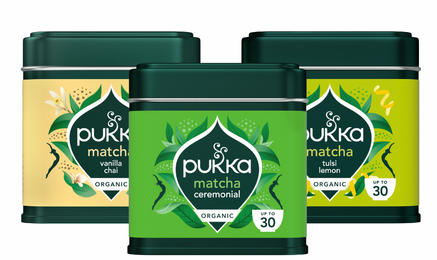 Pukka Herbs unveils ‘accessible’ powdered matcha trio