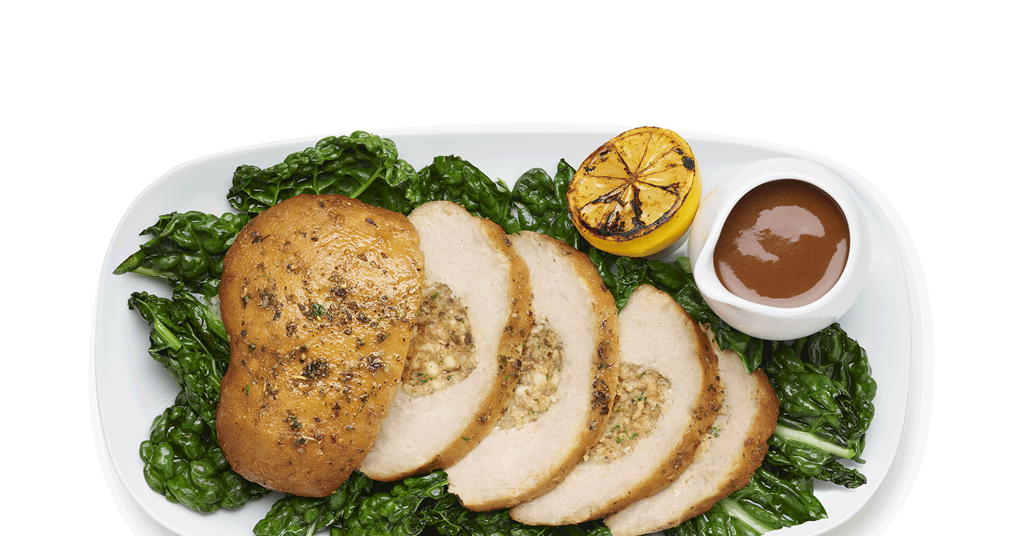 This launches plantbased roast chicken & stuffing alternative News