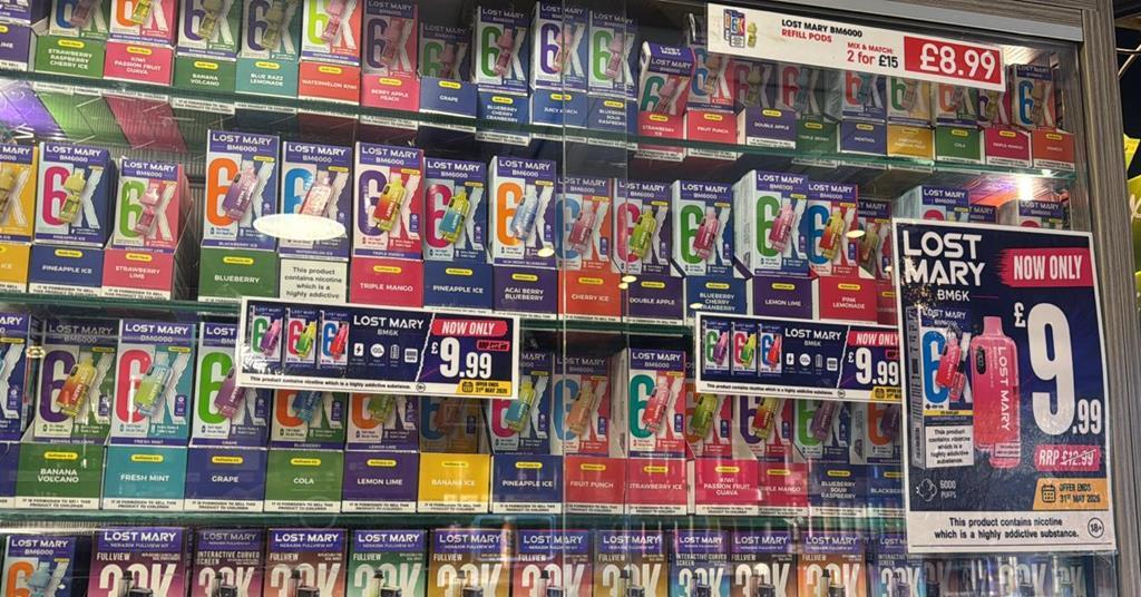 Convenience retailers reject government’s £156 estimate for vape display ban costs
