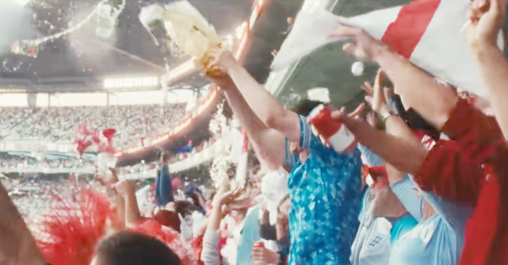 Budweiser lets it rain in World Cup beer campaign