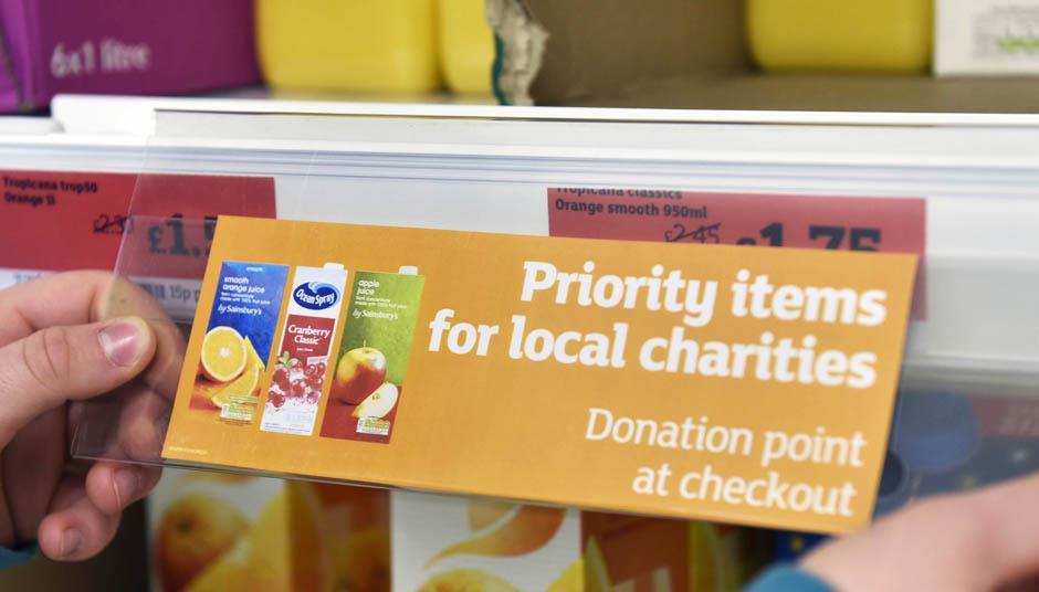 Sainsbury's to label products most useful to food banks | News | The Grocer