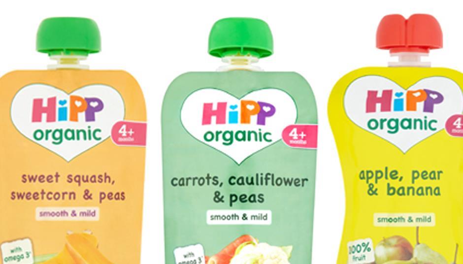 Hipp organic weaning store chart