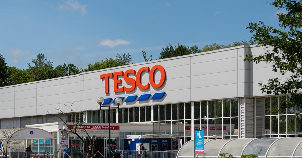 Tesco’s share price knocked by sales slowdown