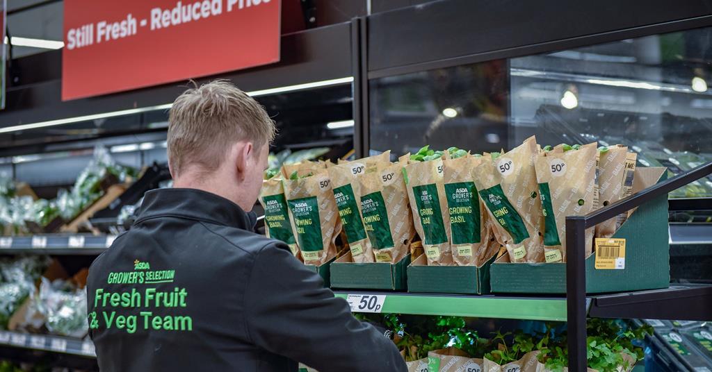 Asda trials use of recyclable plastic fruit & veg bags at nine stores ...