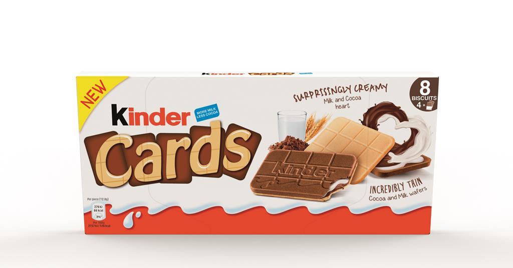 Kinder cards chocolat