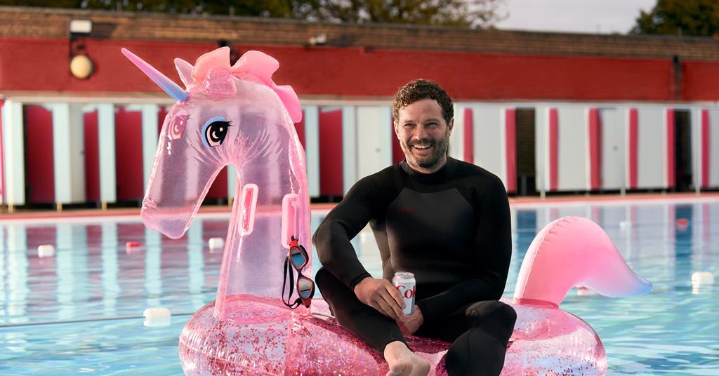 Jamie Dornan keeps kit on as Diet Coke targets new generation