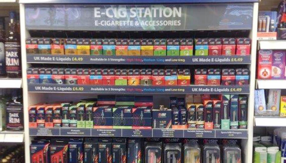 E cigs newsagent takes fight to specialists with new gantry