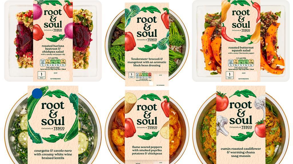 Tesco unveils Root & Soul ‘plant-led’ sides and salads range | The Grocer