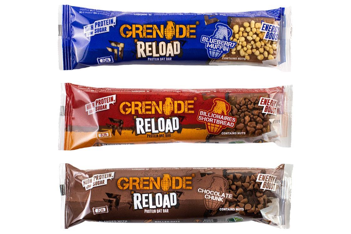 Grenade launches trio of oatbased protein snack bars News The Grocer