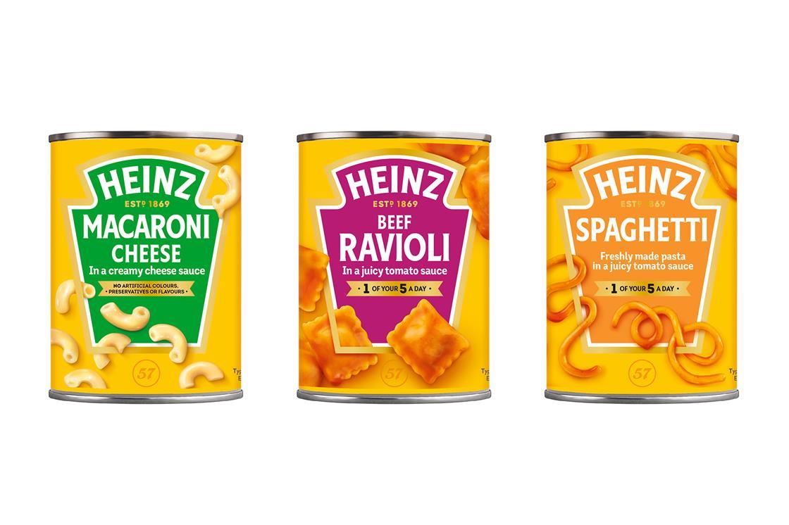 Heinz revamps canned pasta packaging with ‘playful’ design News The
