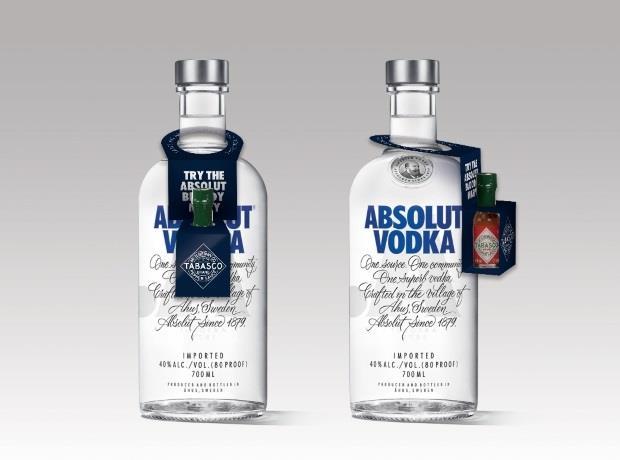 Absolut Vodka teams up with Tabasco for brunch neck tags ...