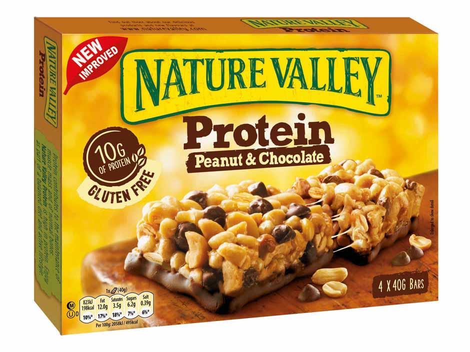 Nature Valley bars get more protein, go glutenfree News