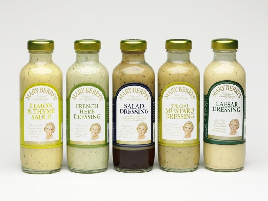 Mary Berry salad dressings from RH Amar get new look News The Grocer