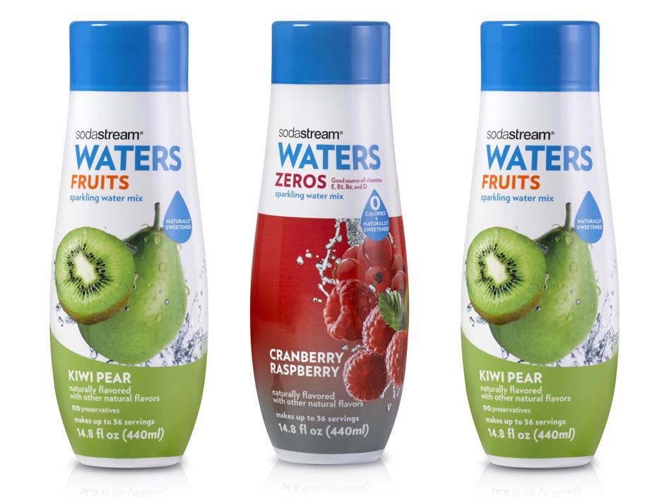 SodaStream adds Waters Zeros and Fruits enhancer duo News The Grocer