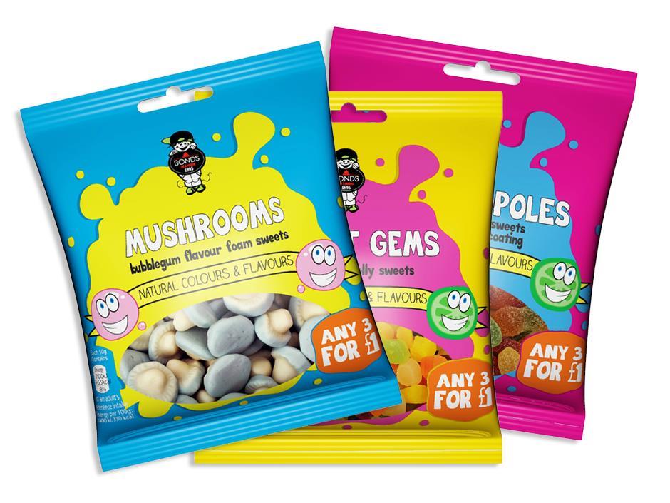 Bonds of London gives 3 for £1 sweets range a new look News The Grocer