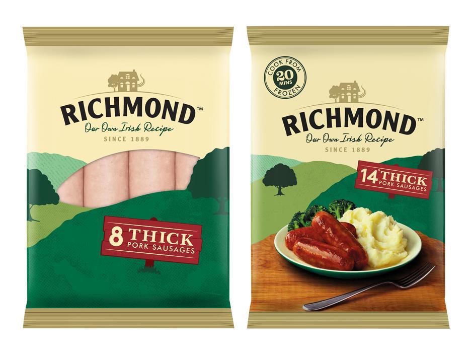 Richmond sausages get brand new packs and ad in £5m push News The