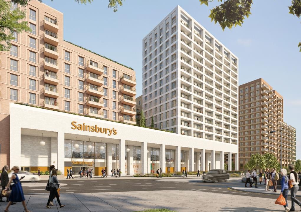 Sainsbury’s Hendon store development to feature 1,309 homes and a park