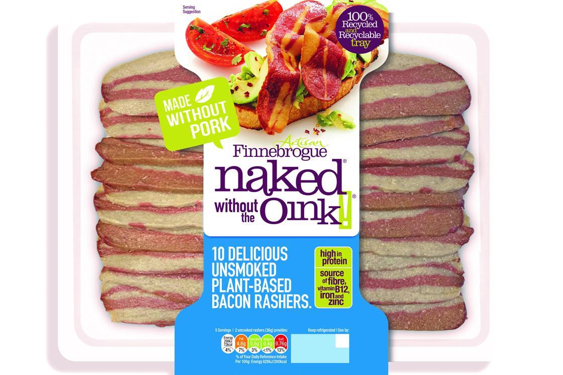 Finnebrogue Adds Meat Free Bacon Npd To Plant Based Naked Range News The Grocer