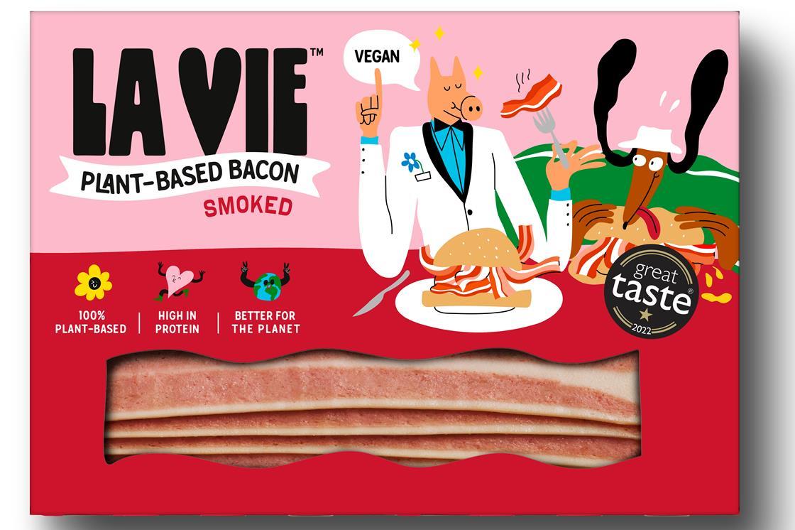 French plantbased bacon brand La Vie makes UK supermarket debut News