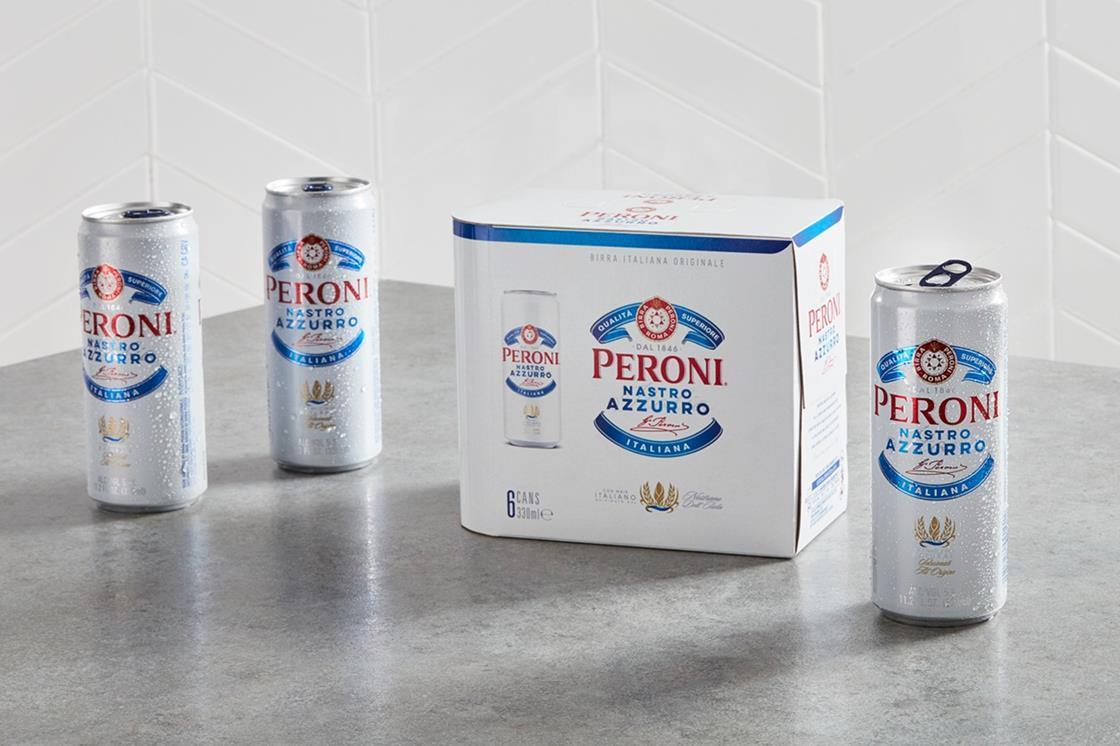 Peroni makes debut in cans with slimline launch News The Grocer