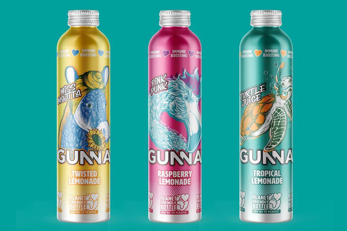 Gunna adds functional lemonades in aluminium bottles News The Grocer