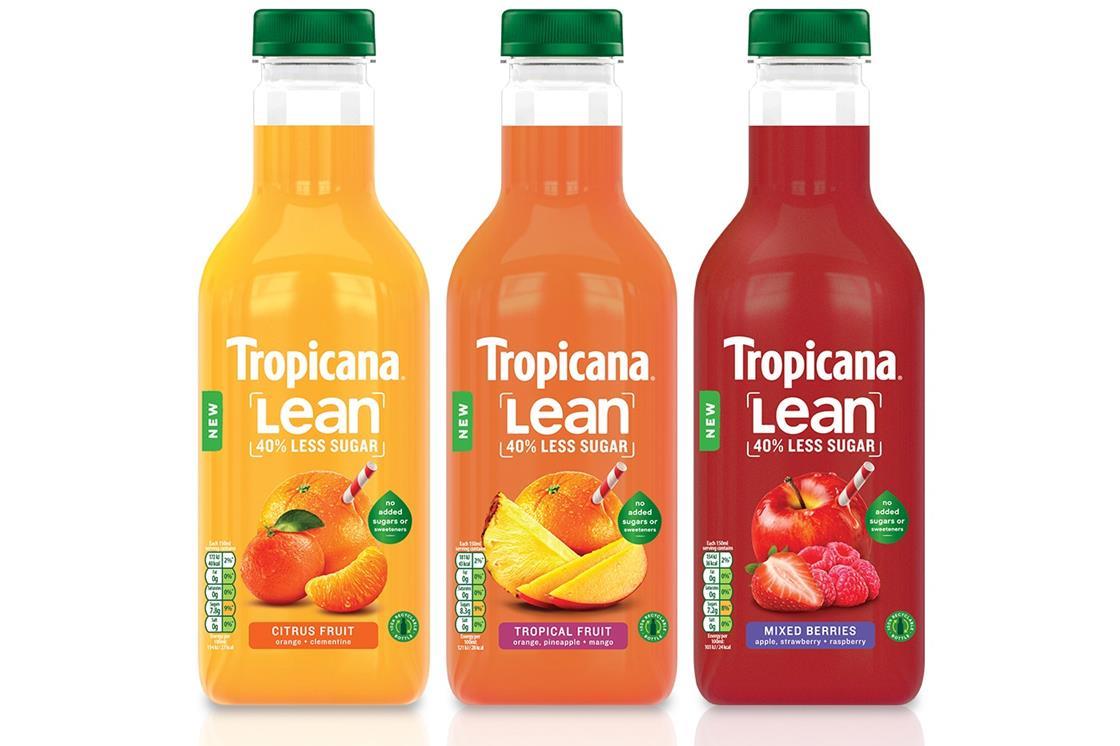 Tropicana adds lower sugar Lean trio and revamps Essentials News