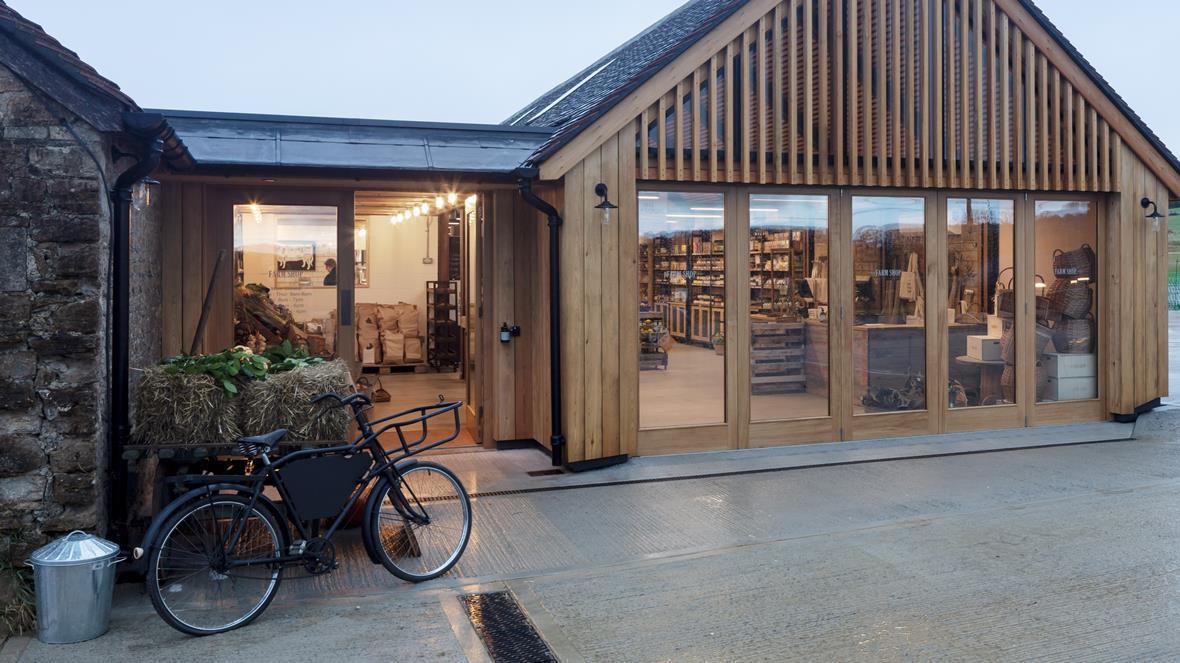 Durslade Farm Shop a contemporary take on agricultural architecture