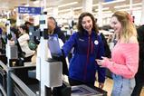 tesco store checkout clubcard pay customer worker (4)