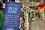 marks and spencer mands supermarket aisle shelf nonalcoholic lowandno low alcohol 0percent beer