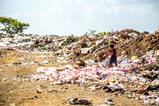 plastic waste beach