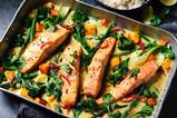 M&S Salmon traybake