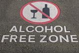 alcohol free zone