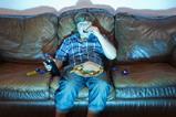 health junk food obesity children kids tv sofa