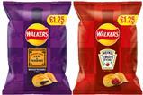Walkers Worcester Sauce and Ketchup crisps