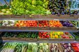fruti and veg on shelf - getty
