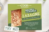Cook reformulates lasagne to kick off new Recipes for change programme