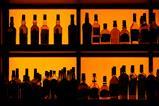 Spirits booze bottles