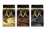 L'Or whole coffee beans line up