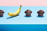 healthy unhealthy cake cupcake muffin banana sweet diet health