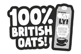oatly 100% british oats logo