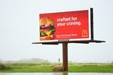 mcdonalds billboard ooh ad advertising hfss burger junk food
