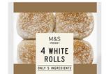 M&S Only 5 Ingredients White Rolls