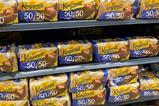 Loaves of Kingsmill bread on supermarket shelves - William Reed 2100x1400