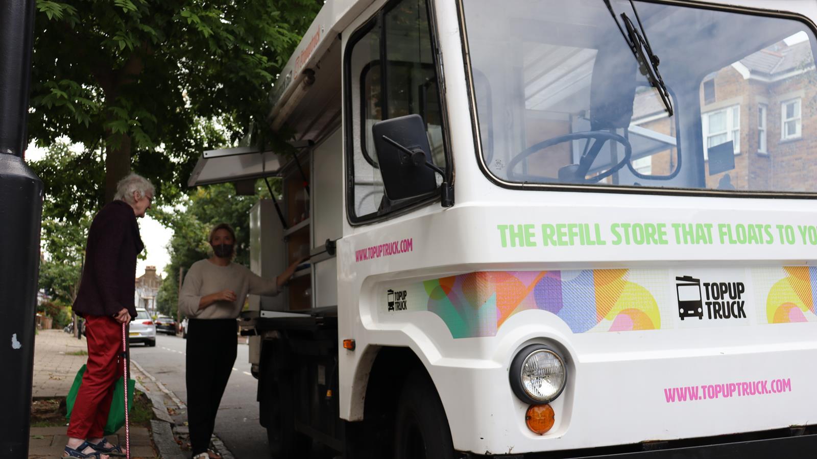 Why Ella Shone transformed a former milk float into a plastic-free