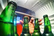 beer bottles fridge