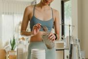 sports nutrition protein shake gym