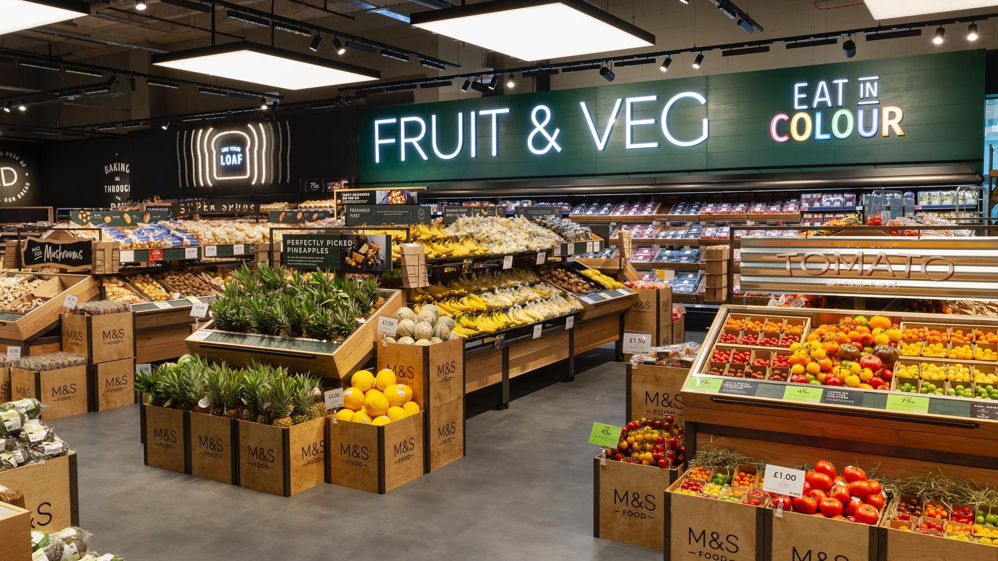 Will families fill a trolley at the newformat M&S food store